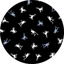 Frog Illustration Pattern Sticker