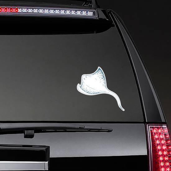 Sea Stingray Blue Sticker