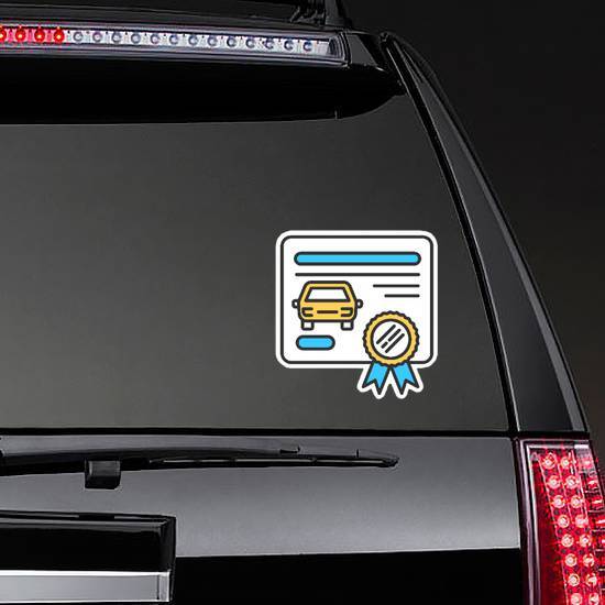 Approved Repair Rgb Color Icon Car Insurance Cartoon Legal Sticker example 