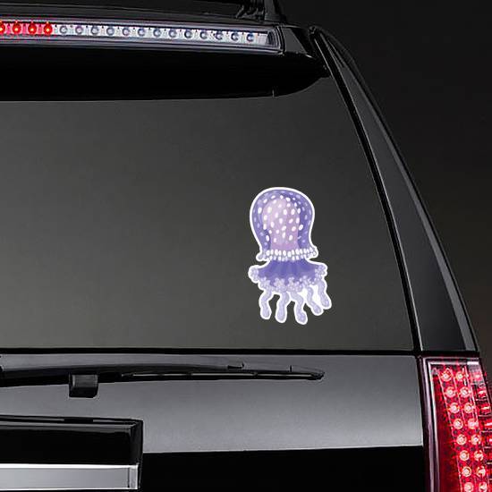 Jellyfish Icon Spotted Sticker example 