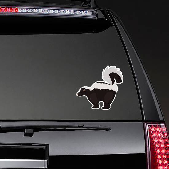 Animal Flat Color Skunk Icon Sticker