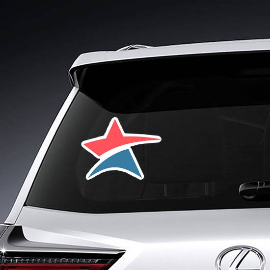Abstract Star Logo Sticker