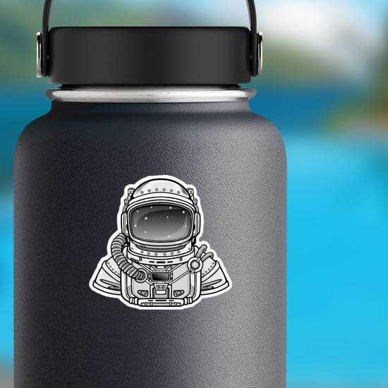 Astronaut In A Space Suit Sticker