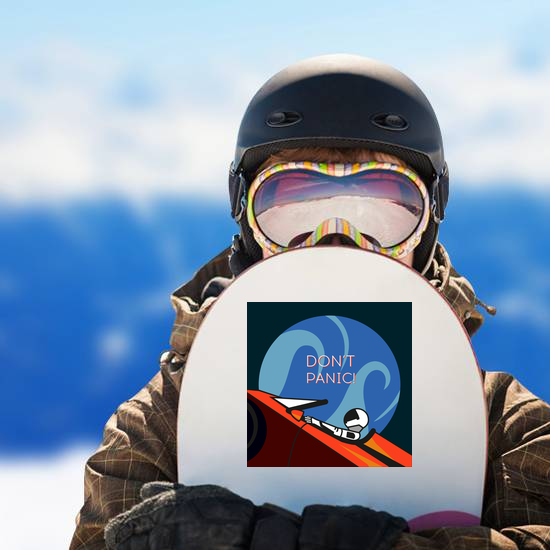 Astronaut In Space Dont Panic Sticker