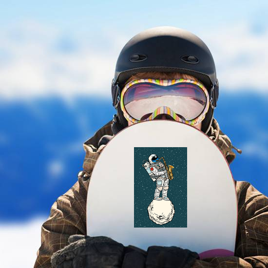 Astronaut Saxophonist In Space Sticker