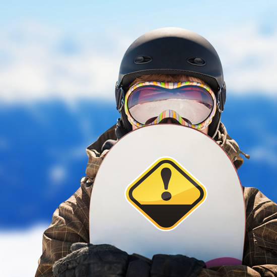 Attention Advert Sign Sticker