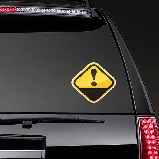 Attention Advert Sign Sticker