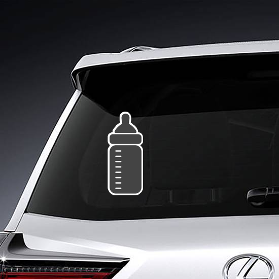 Baby Bottle Icon Sticker
