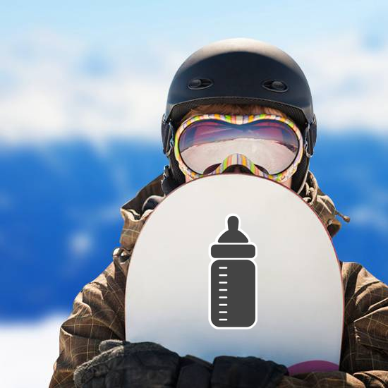 Baby Bottle Icon Sticker