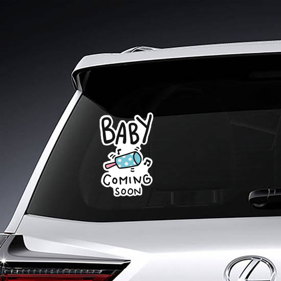 Baby Coming Soon Sticker