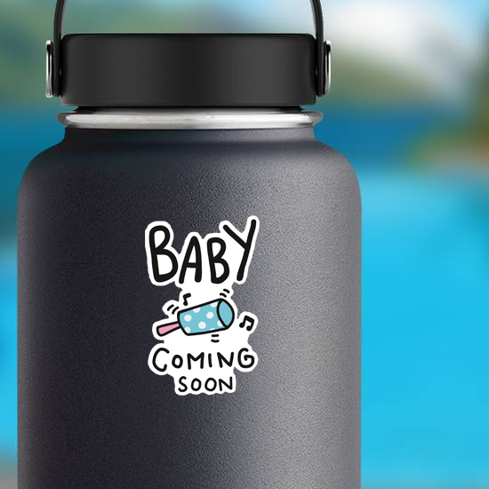 Baby Coming Soon Sticker