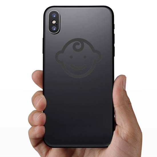 Baby Face Icon Sticker