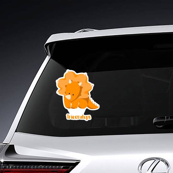 Baby Triceratops Sticker
