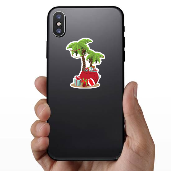 Beach Christmas Sticker
