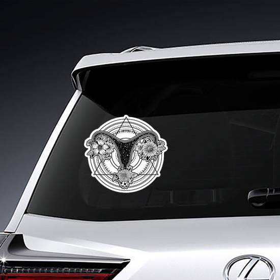 Beautiful Female Reproductive Sticker example