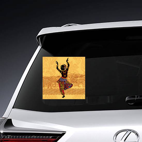 Beautiful Indian Women Dancing Sticker