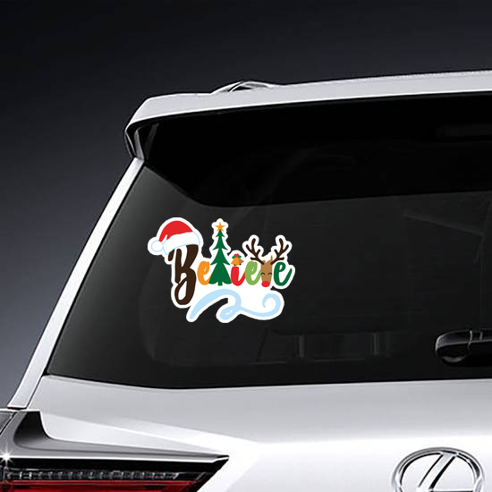 Believe - Christmas Elements Sticker