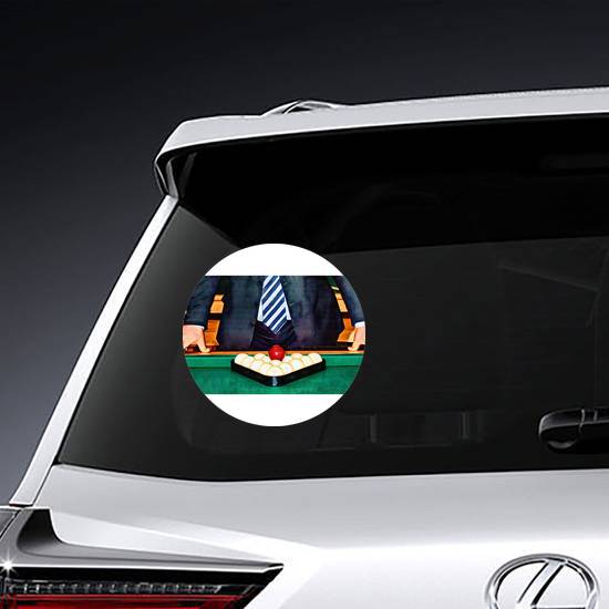 Billiards And Billiard Balls Sticker