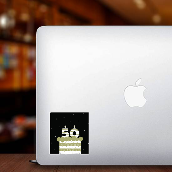 Birthday 50th Celebration Sticker