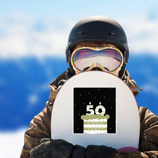 Birthday 50th Celebration Sticker