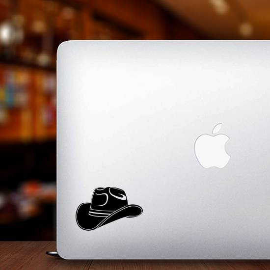 Black Cowboy Hat Sticker