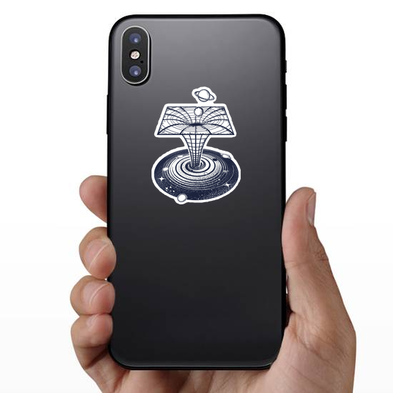Black Hole Science Illustration Sticker