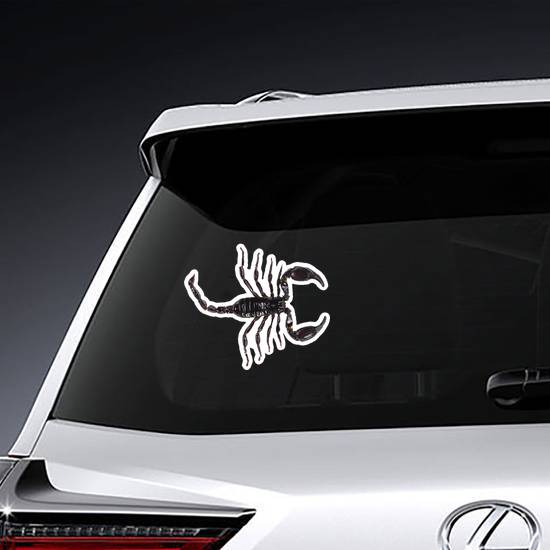 Black Side Scorpion Sticker example