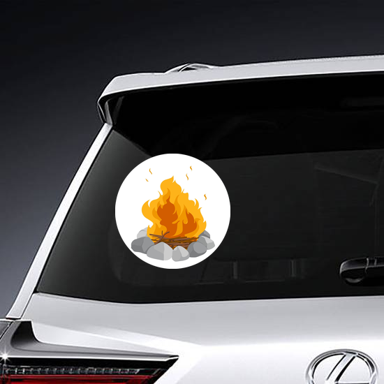 Blazing Campfire Sticker