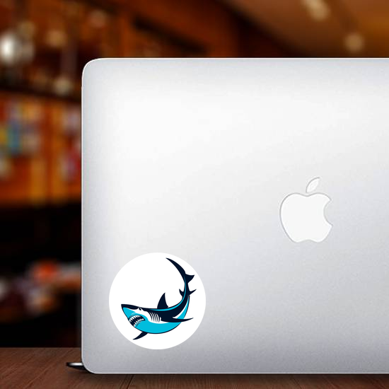 Blue Shark Sticker