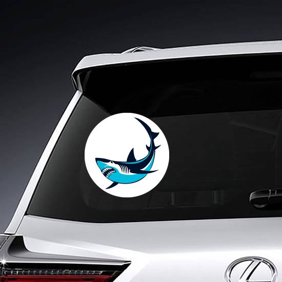 Blue Shark Sticker