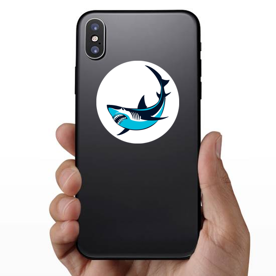 Blue Shark Sticker
