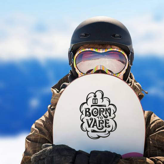 Born To Vape Transfer Sticker