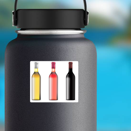 Bottles Of Wine Sticker