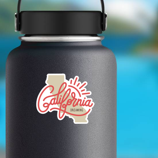 California Dreaming State Sticker