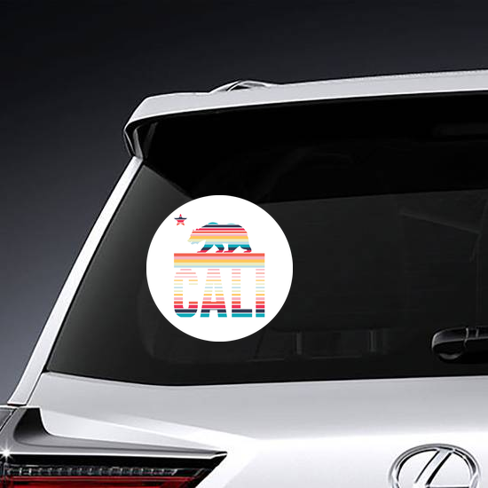 California Rainbow Sticker