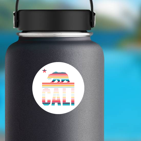 California Rainbow Sticker