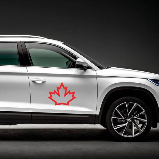 Canada Maple Icon Sticker example