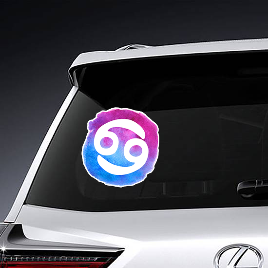 Cancer Sign Watercolor Sticker