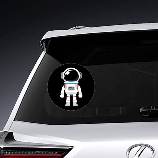 Cartoon Space Suit Sticker