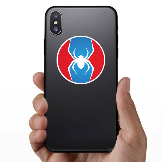 Circle Spider Logo Sticker