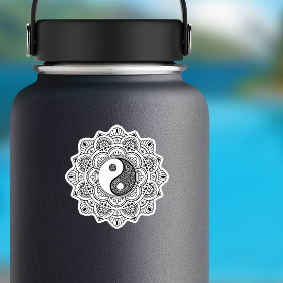 Circular Pattern In Form Of Mandala For Henna Sticker