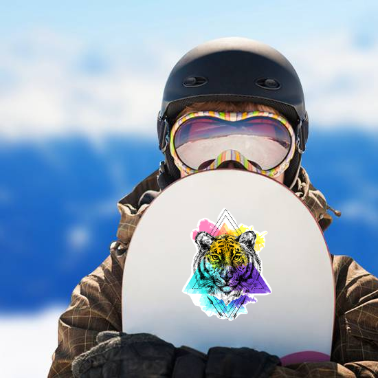 Colorful Boho Tiger Sticker