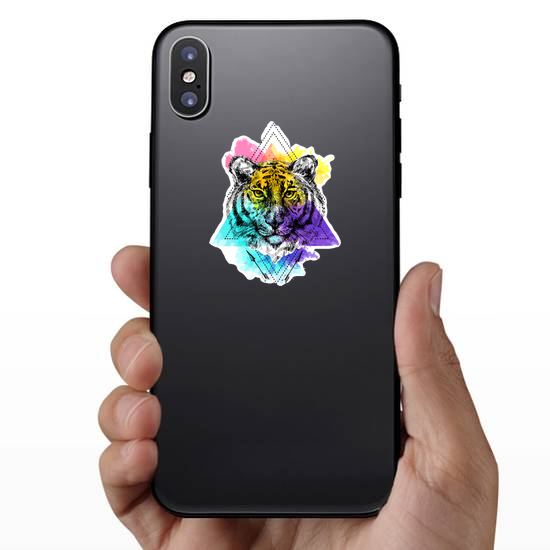 Colorful Boho Tiger Sticker