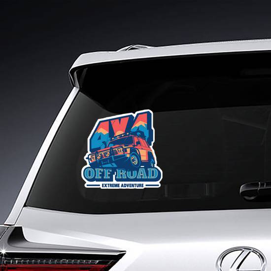 Colorful Extreme Adventure Sticker