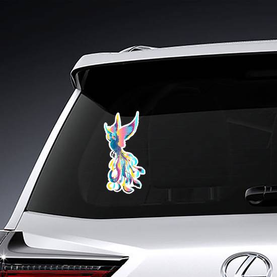 Colorful Fashion Of Phoenix Sticker