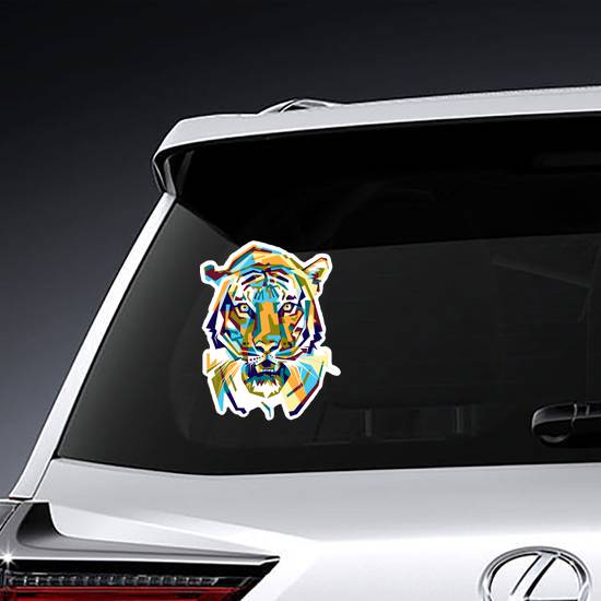 Colorful Tiger Sticker example