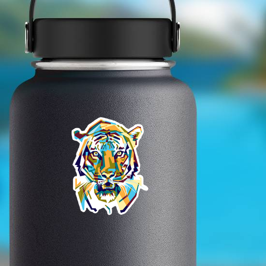 Colorful Tiger Sticker