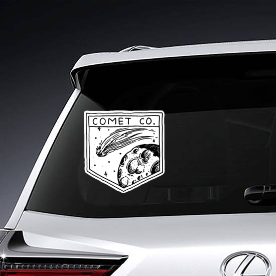 Comet Company Shield Sticker