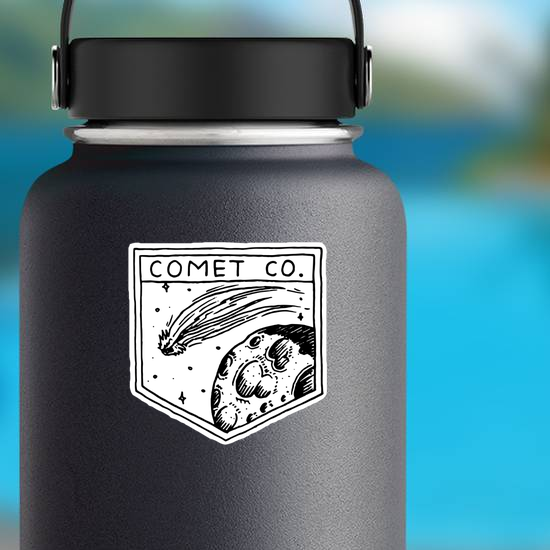 Comet Company Shield Sticker