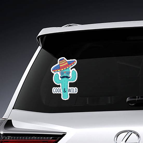 Cool & Wild Cactus Sticker